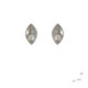 Pendientes de plata, oro y perla