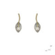 Pendientes de plata, oro y perla
