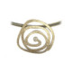 Silver, gold and brilliant pendant
