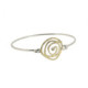 Silver, gold and brilliant earrings