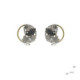 Arrecades de plata, or i brillant