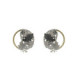 Arrecades de plata, or i brillant