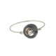 Pulsera de plata, oro y brillante