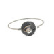 Pulsera de plata, oro y brillante