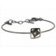 Polsera de plata, or i brillant