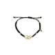 Pulsera de plata, oro y brillante