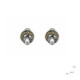 Arracades de plata, or i brillant