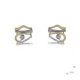 Arrecades de plata, or i brillant