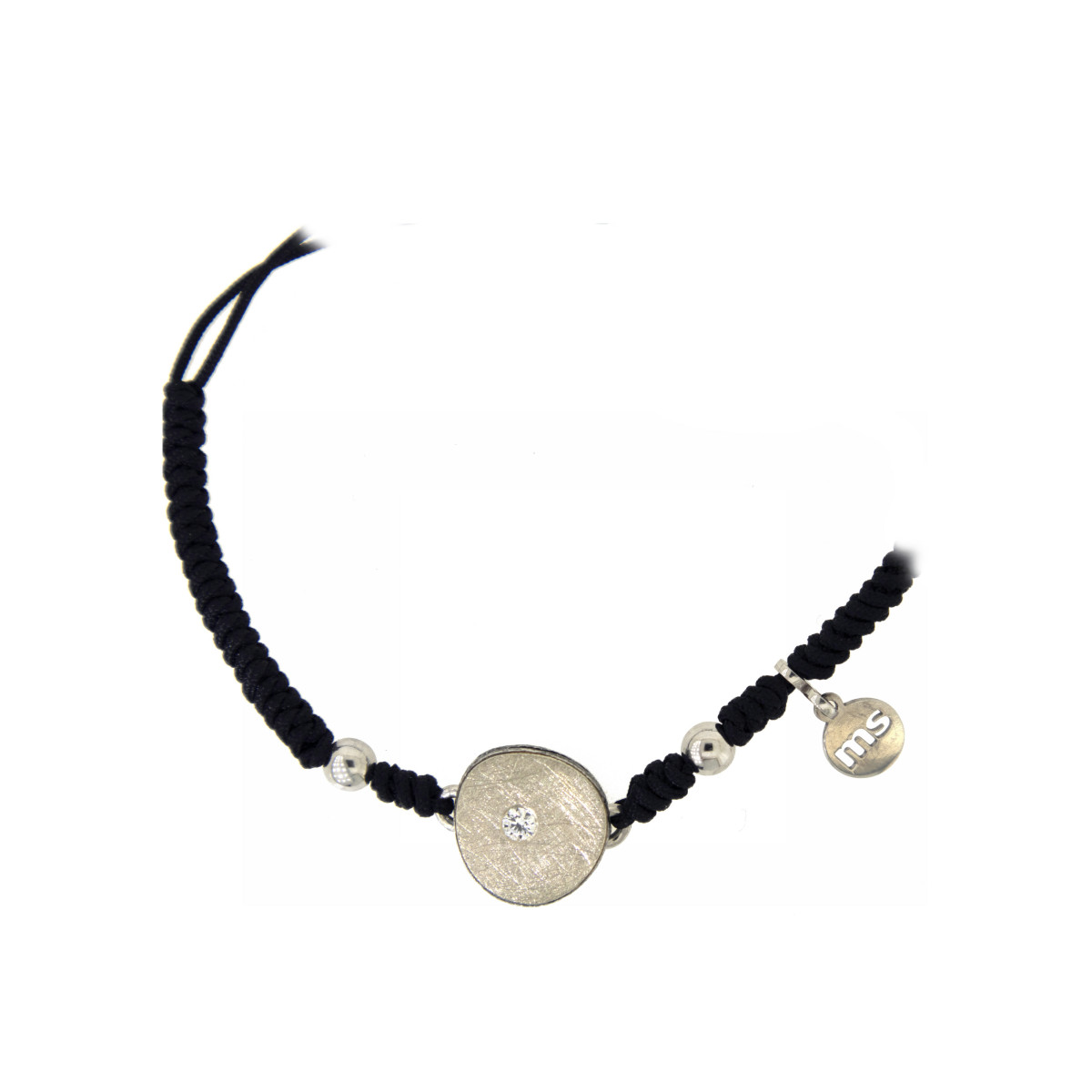 Pulsera de plata, oro  y brillante