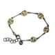 Silver, gold and shiny bracelet