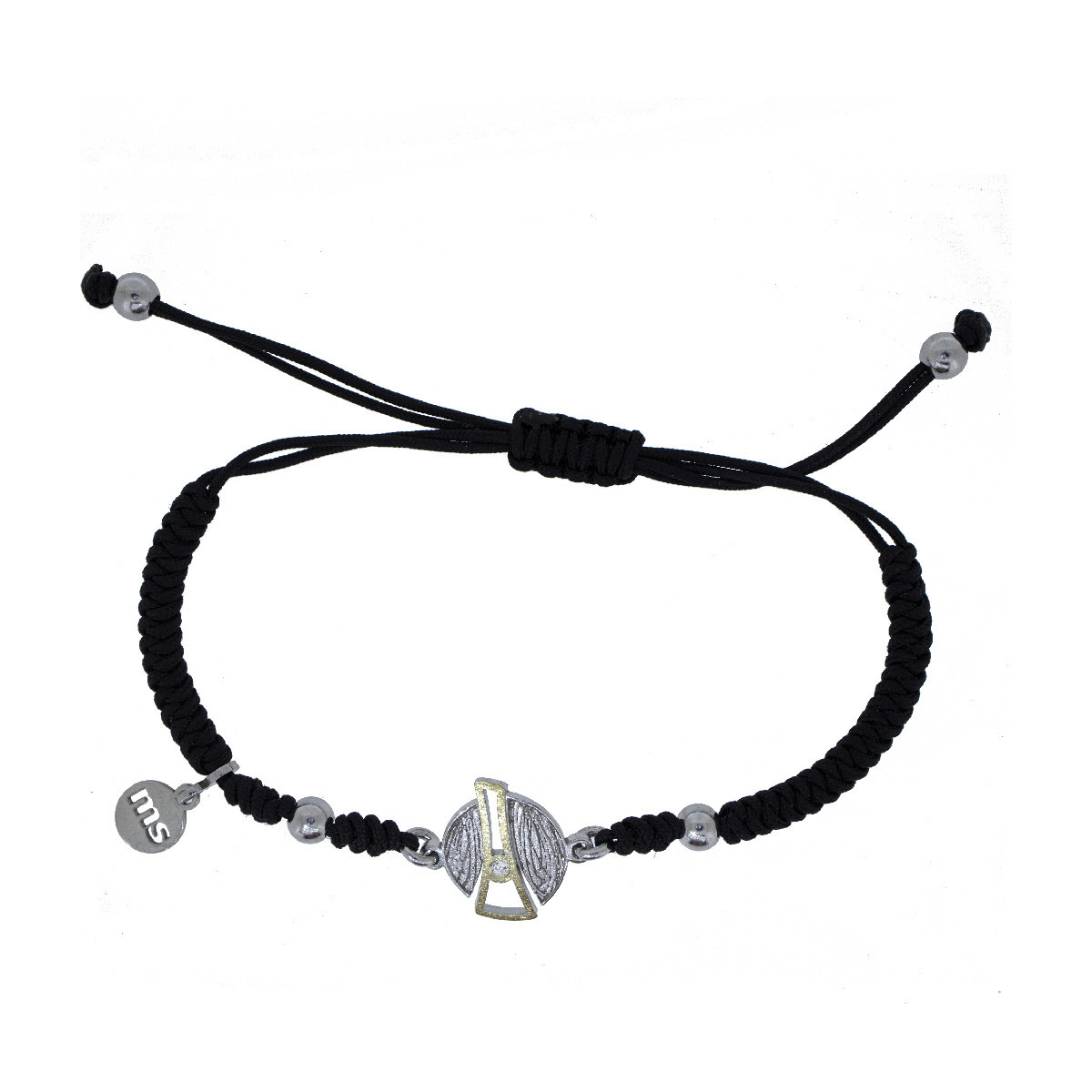 Silver, gold and shiny bracelet