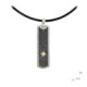 Pendant made of silver, gold and shiny.