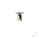 Silver, gold and brilliant pendant