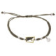 Silver, gold and shiny bracelet
