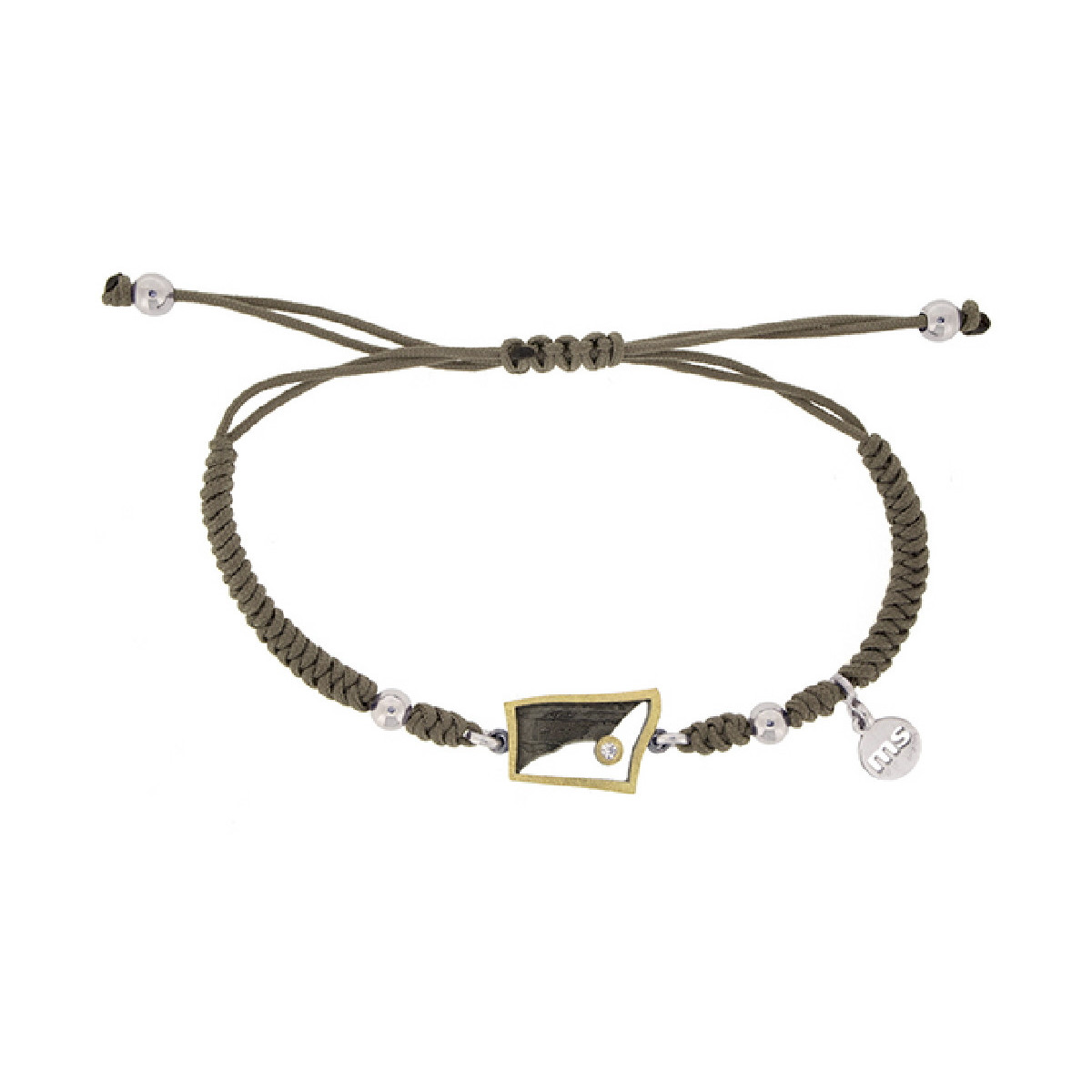 Silver, gold and shiny bracelet