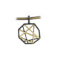 Silver and gold pendant