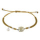 Silver, gold and shiny bracelet