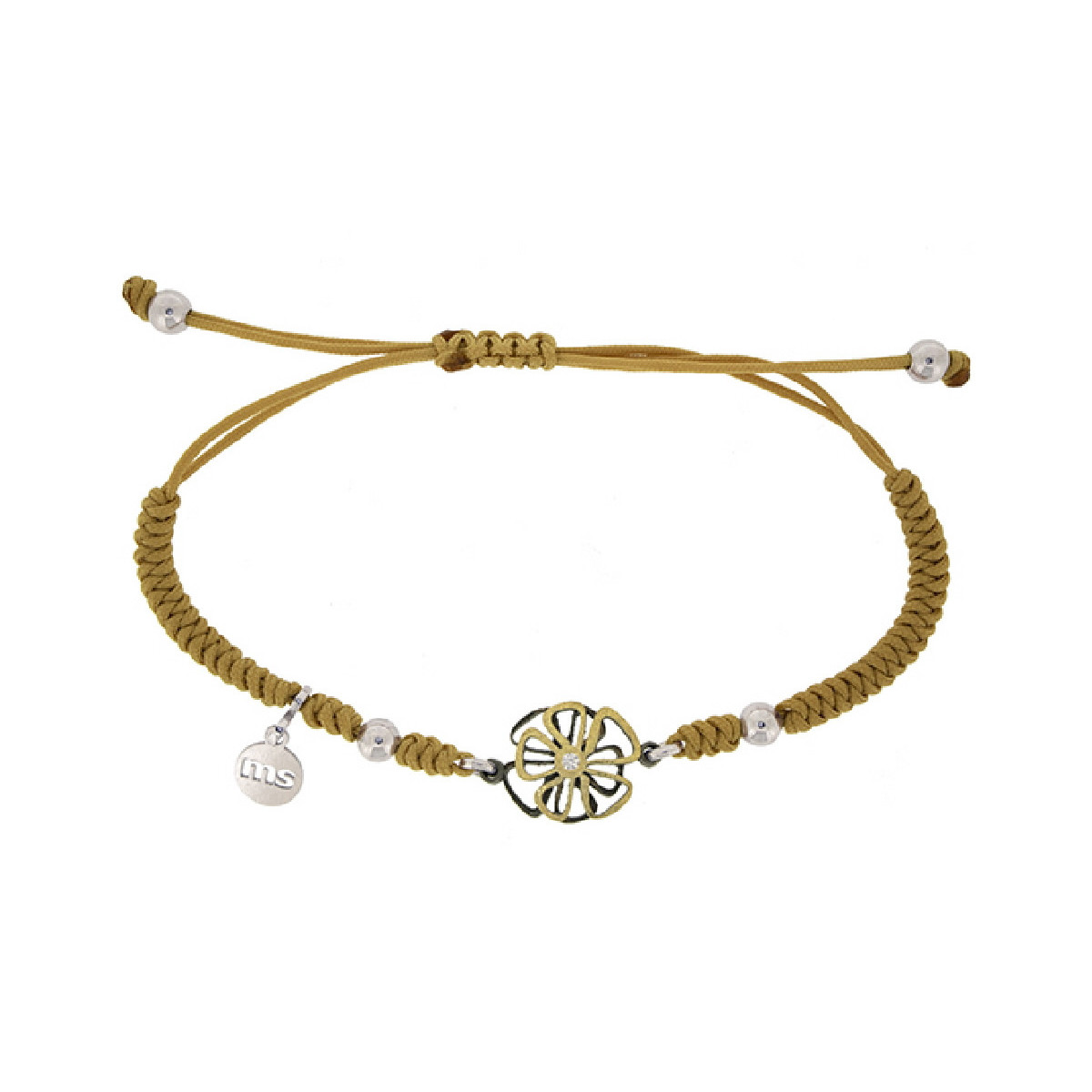 Silver, gold and shiny bracelet