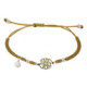 Silver, gold and shiny bracelet