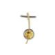 Pendant made of silver, 18k gold and citrine