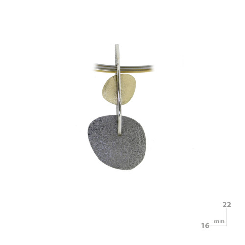 Penjoll de plata i or