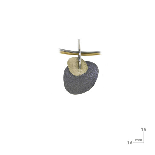 Penjoll de plata i or