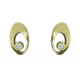 Arrecades de plata, or i brillants