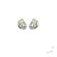 Arrecades de plata, or i brillants