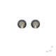 Arrecades de plata, or i brillants