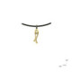 Silver, gold and brilliant pendant
