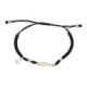 Pulsera de plata, oro y brillante