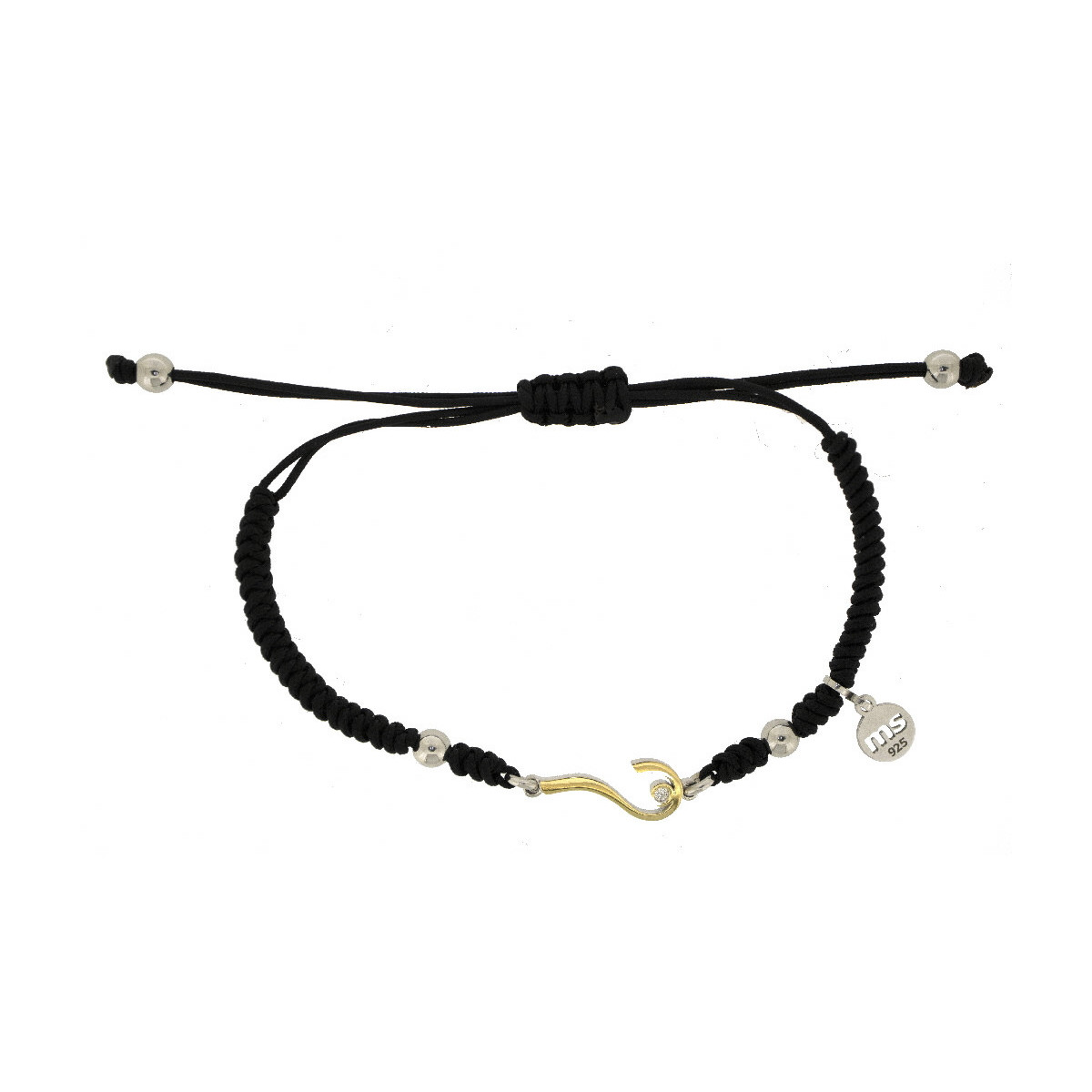 Silver, gold and shiny bracelet