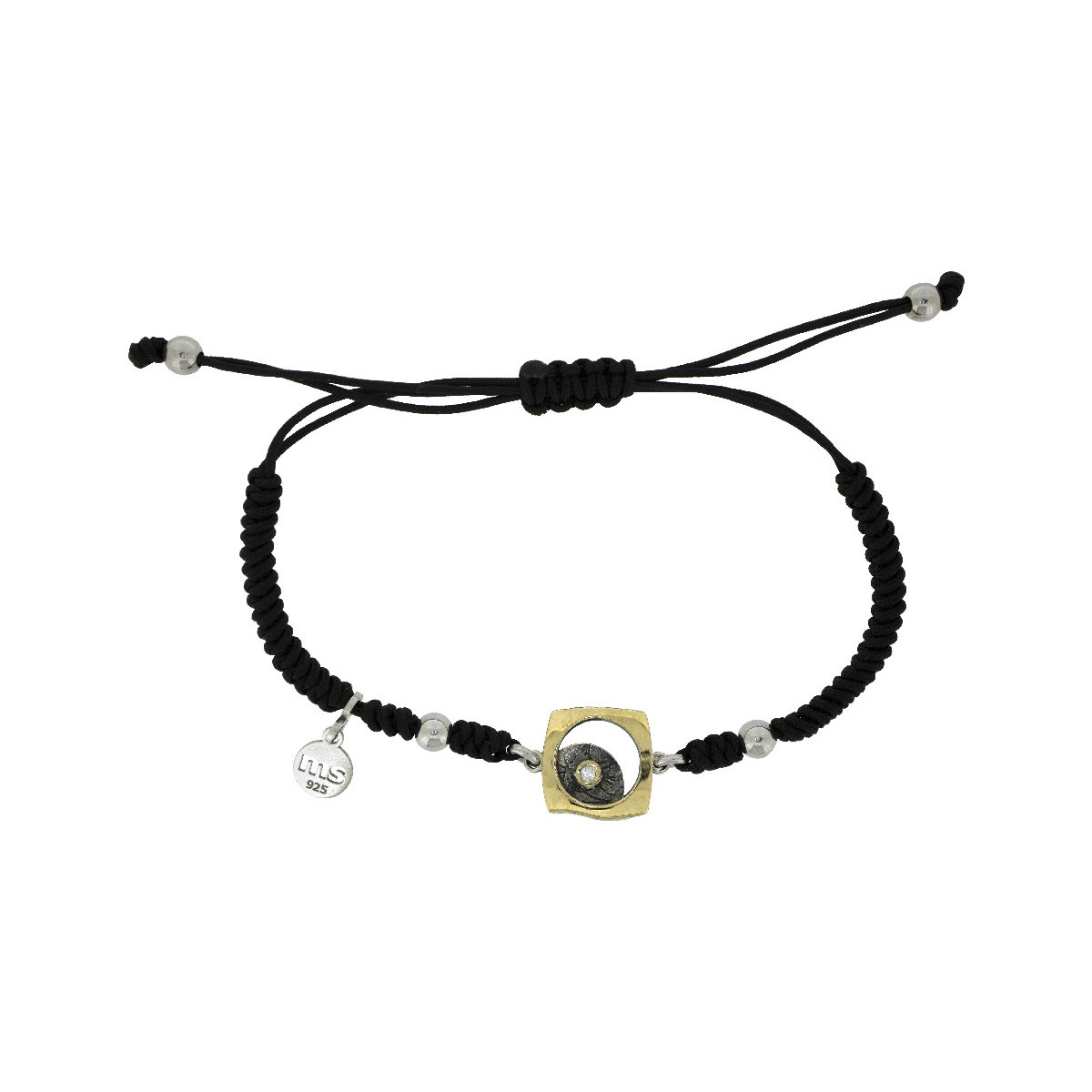 Silver, gold and shiny bracelet