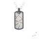 Silver and gold pendant