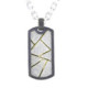 Silver and gold pendant