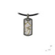 Silver and gold pendant