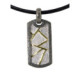 Silver and gold pendant