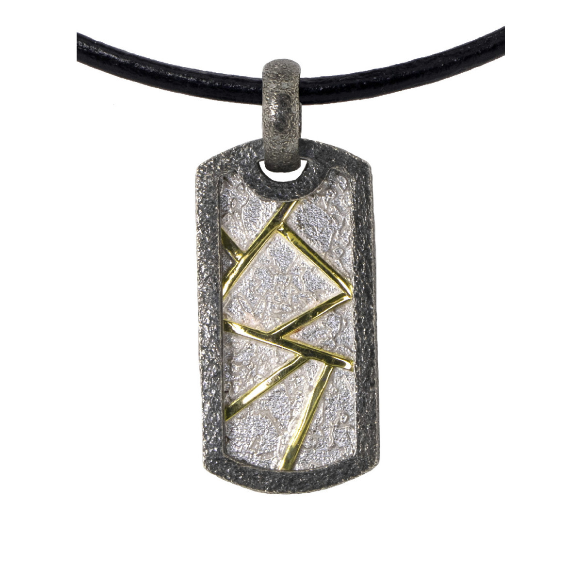 Silver and gold pendant