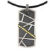Gold and silver pendant