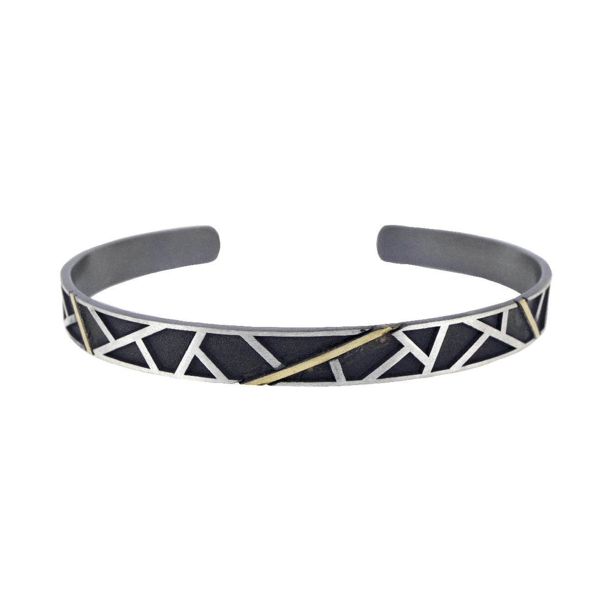 Pulsera de plata y oro