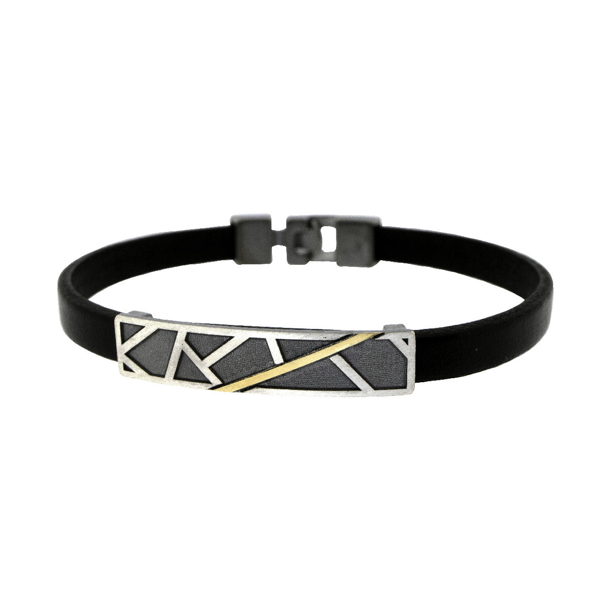 Pulsera de plata y oro