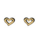 Silver and gold earrings