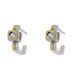 Arrecades de plata, or i brillants