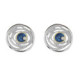 Pendientes de plata, oro, esmalte y brillantes