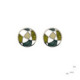 Pendientes de plata y oro, esmaltados
