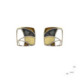 Arracades de plata i or, esmaltats
