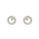 Arrecades de plata,or i brillants