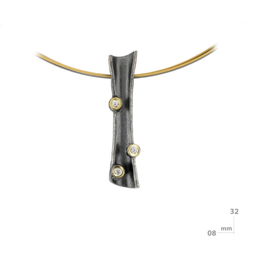 Penjoll de plata, or i DIAMANT LAB