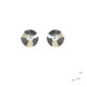 Arrecades de plata, or i brillant