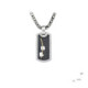 Silver and gold pendant